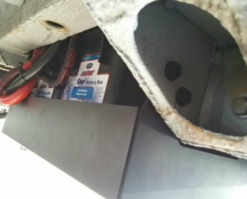 Under vehicle battery box for Sprinter NCV3 and VS30 2500 & 3500 170WB