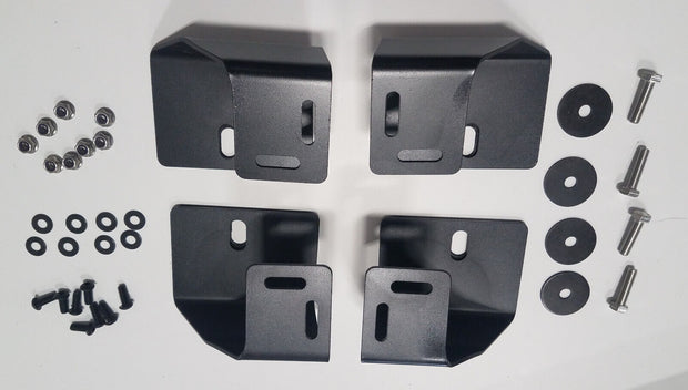 Direct Mount Tower Brackets for mounting a solar panel on a Ford Transit