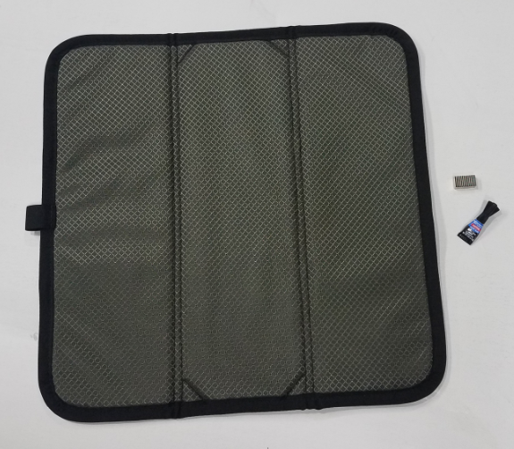 Insulated Vent Fan Cover for the Maxxair Fan, attached with magnets
