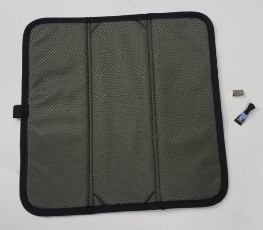Insulated Vent Fan Cover for the Maxxair Fan, attached with magnets