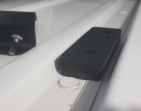 Pair of Rail Spacer Pads and hardware for Sprinter Vans without an OEM roof rail
