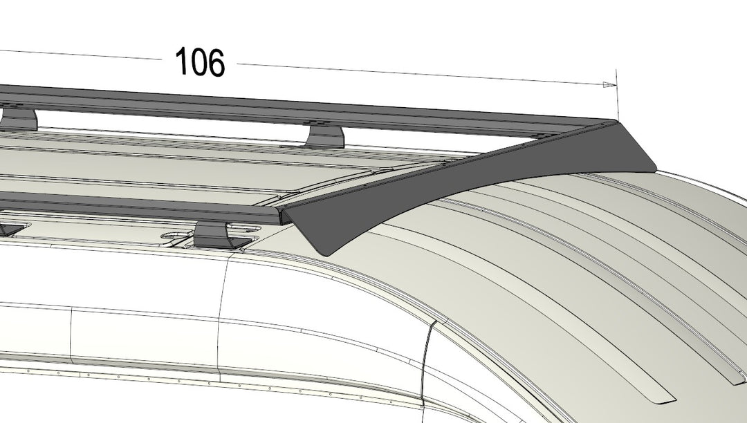Ford Transit Van Medium/High Roof 148 Roof Rail Rack Kit