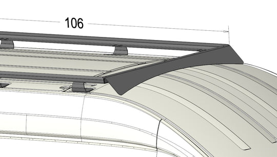 Ford Transit Van Medium/High Roof 148 Roof Rail Rack Kit