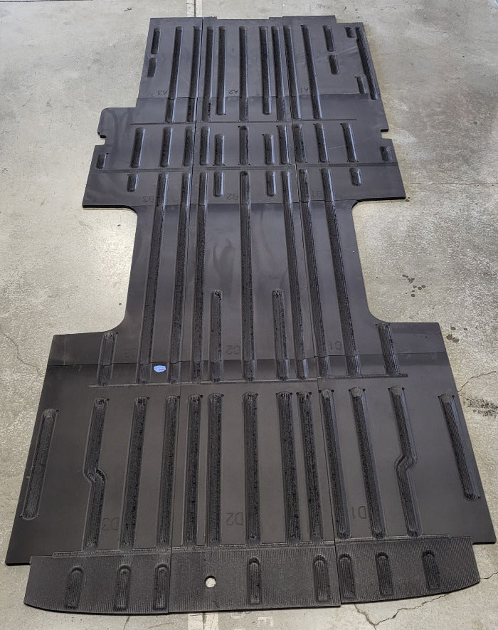 Machined Minicell Floor Insulation for the Ford Transit Vans
