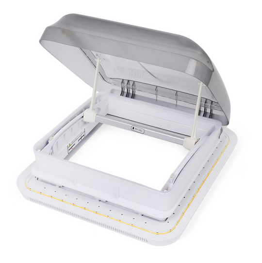 NomadicArk 400x400 Skylight w/LEDs  for vans & RVS- White