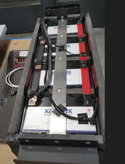 Preloaded under vehicle battery box for Sprinter NCV3 and VS30
