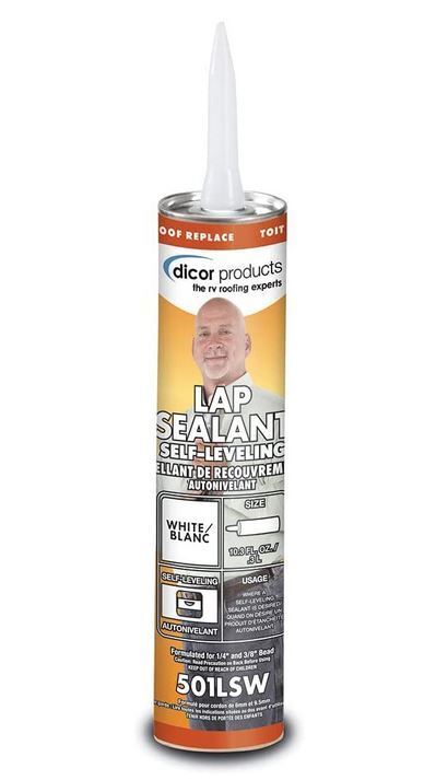 Dicor Self-Leveling Lap Sealant-10.3 Oz. Tube