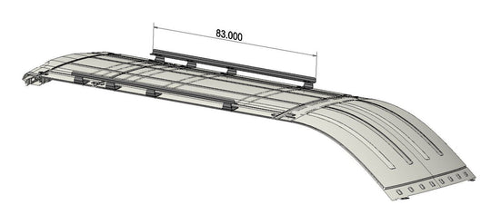 Ford Transit 148 Extended Roof Rack Kit with Angle Rail