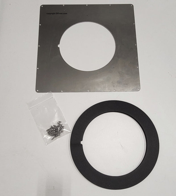 Maxxair Delete Plate for replacing a vent fan with a low profile Le Mans fan