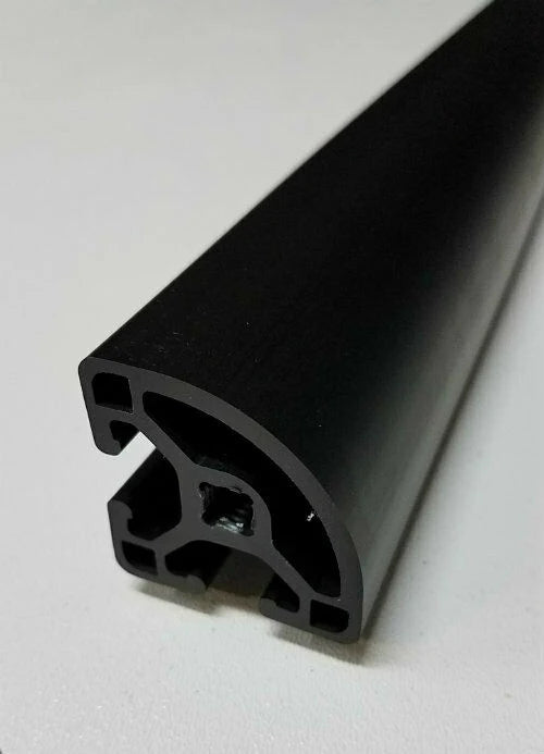 8020 crossbar for DIYvan's formed angle roof rail racks for Transit and Promaster