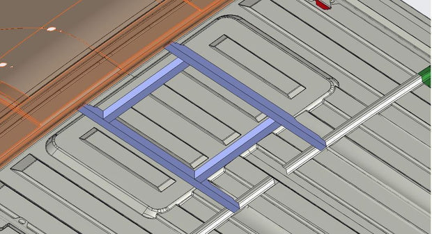 Promaster Interior Framing Support System for units with 14" x 14" opening
