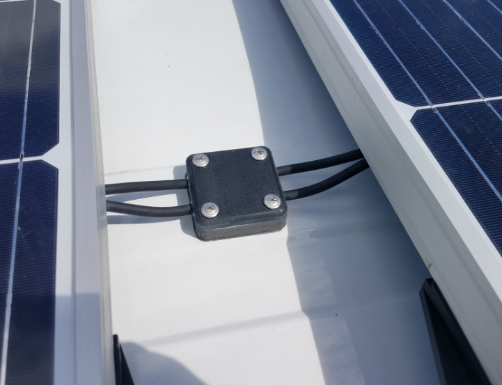 Low Profile Solar Entry Puck: Solar Wire Entry for Van RV Roofs
