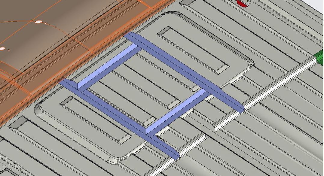 Promaster Interior Framing Support System for units with 14" x 14" opening