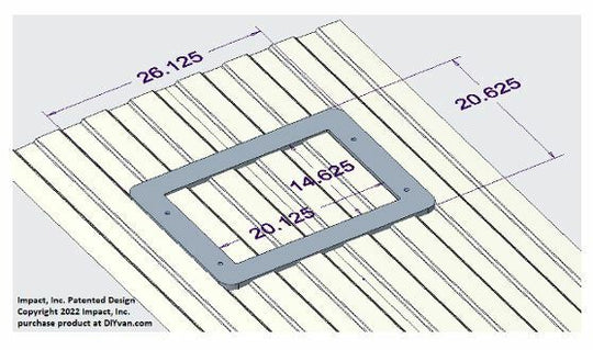 Promaster Roof Air Conditioner Adapter