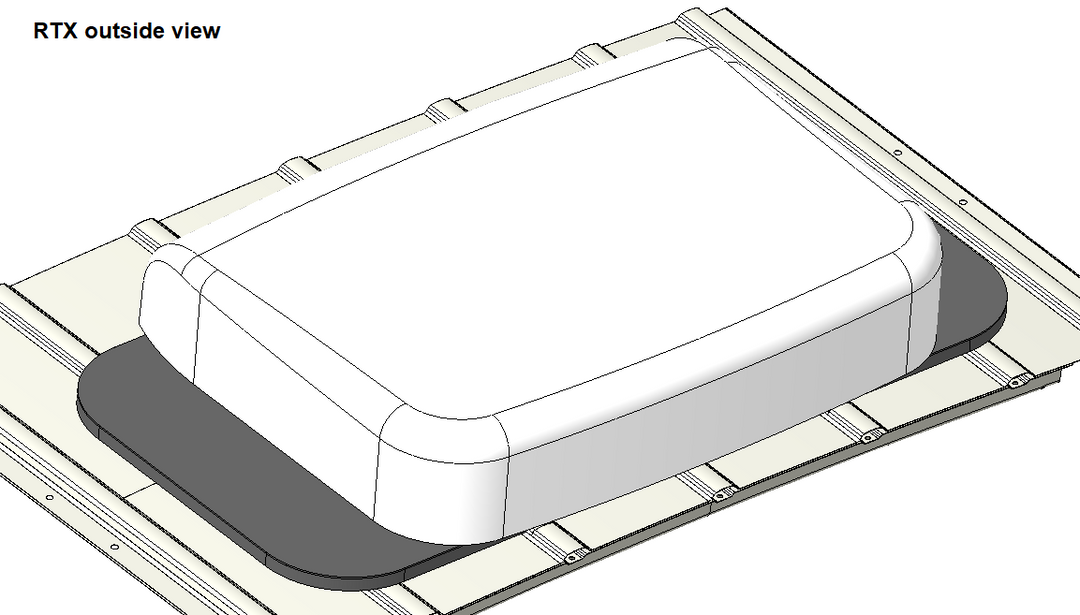 VS30 (2019 +)  Sprinter Roof A/C Delete Plate