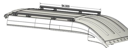 Ford Transit 148 Roof Rack Kit with Angle Rail