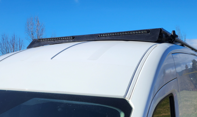 light bar shown outside