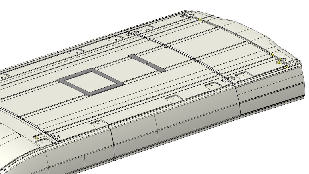 Ford Transit High & Mid Roof Air Conditioner Adapter