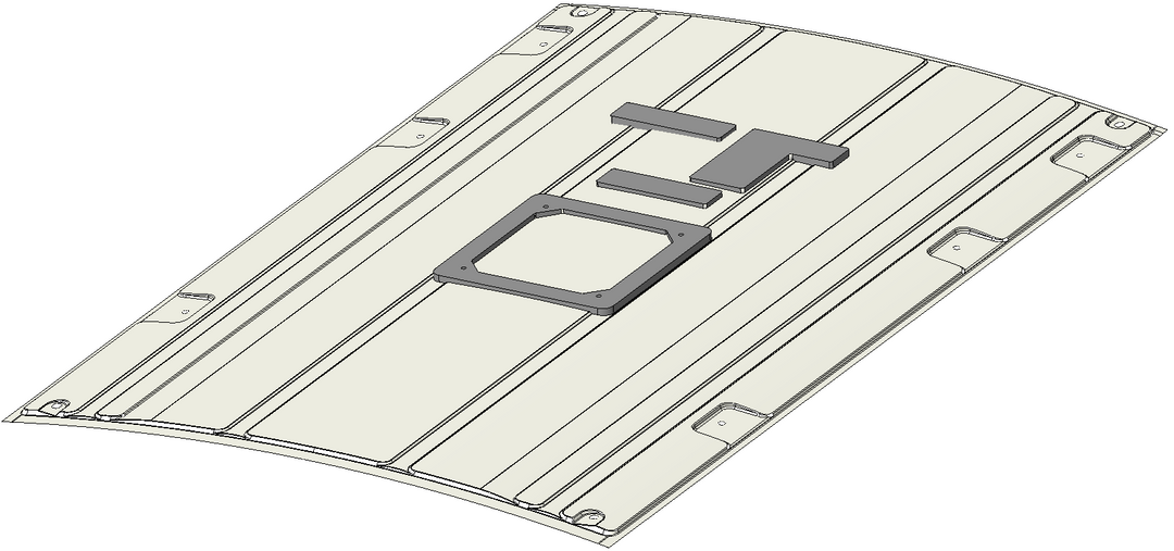 Ford Transit High & Mid Roof Air Conditioner Adapter