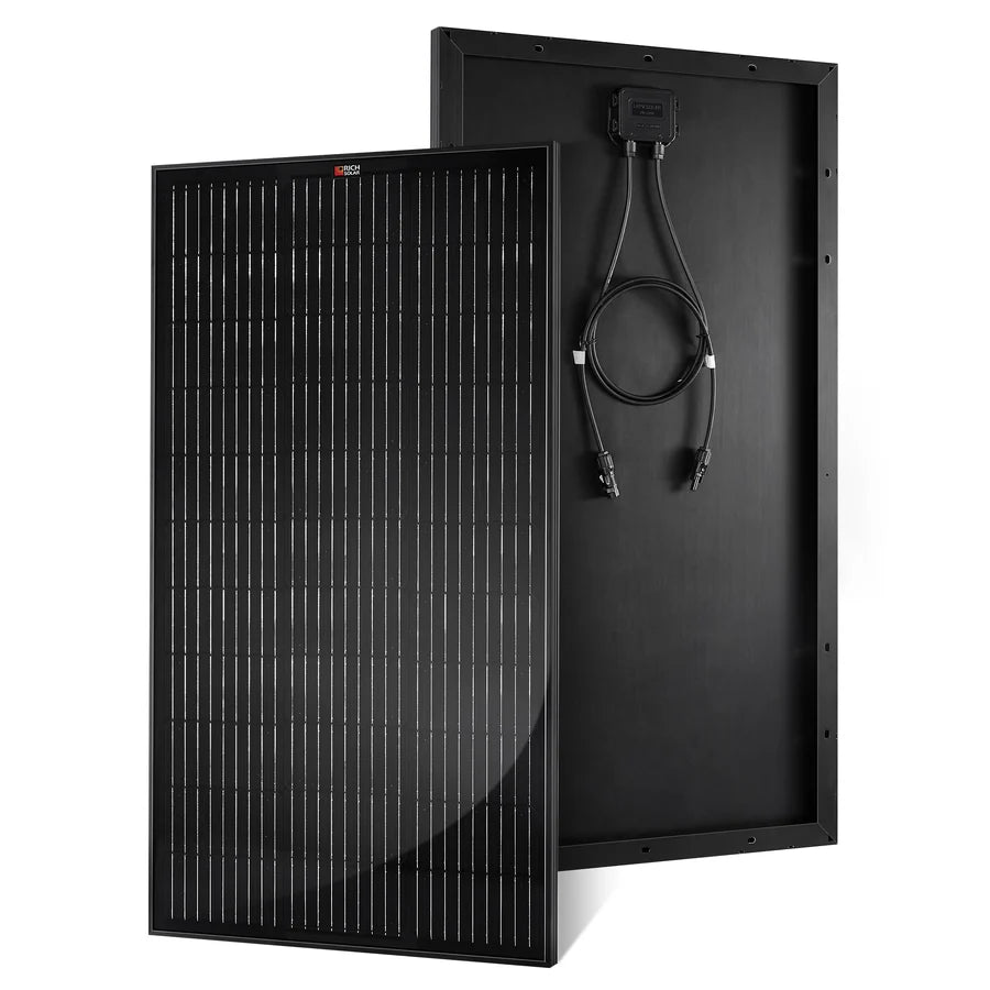 Rich Solar MEGA 100 | 100 Watt Solar Panel | Premier 12V Off-Grid Solar Panel for Vans And RVS