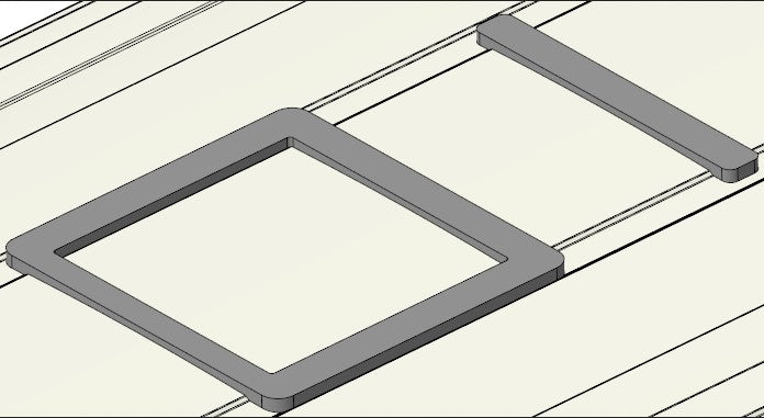 Ford Transit High & Mid Roof Air Conditioner Adapter
