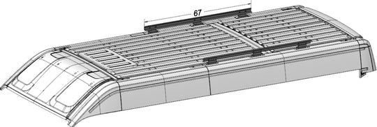 Promaster Van Formed Roof Rail Rack Kit