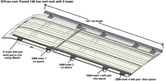 148 low roof rack image