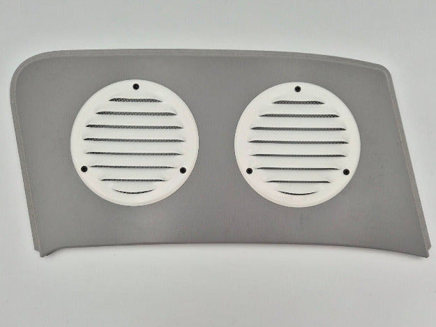Transit cab window for creating air flow