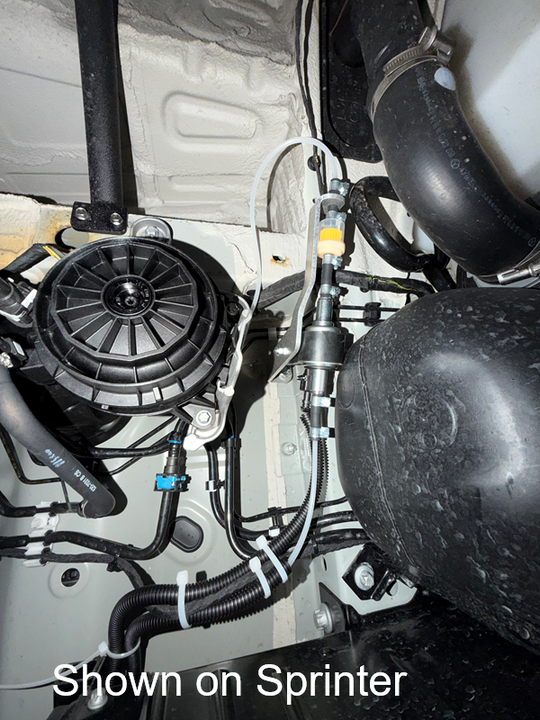 Sprinter fuel pump kit installed