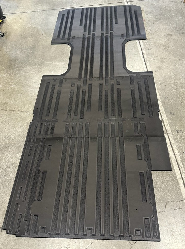 Machined Minicell Floor Insulation for NCV3 and VS30 Sprinter