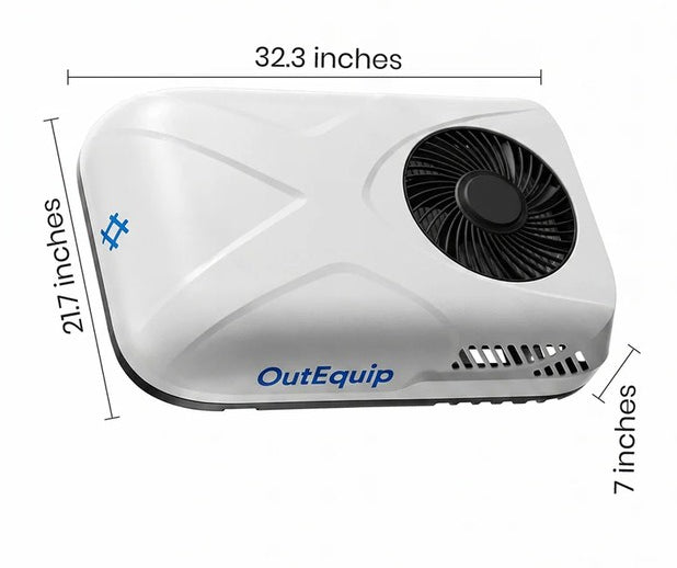 OutequipPro Summit Flex 12V Dual-Mount (Wall/Roof) Air Conditioner