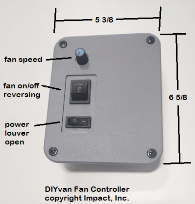 Lemans Rooftop Ventilator 12V,  Low Profile