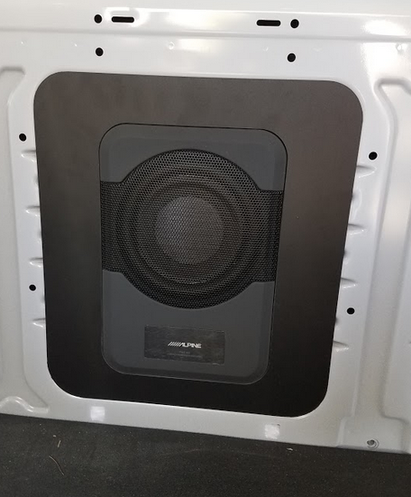 Alpine PWE-S8 Subwoofer mounting panel for Ford Transit van