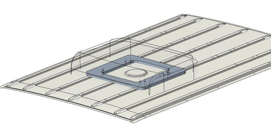 Dometic RTX 2000 Air Conditioner Adapter for NCV3 & VS30 Sprinter Van