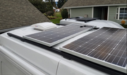 Ford Transit or Promaster 8020 rail mounting kit for solar panels
