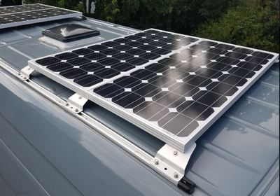 Direct Mount Tower Brackets for mounting solar panels on a NCV3 or VS30 Sprinter